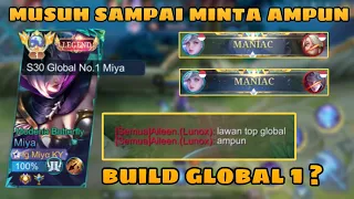 MUSUH AUTO KENA MENTAL KETEMU TOP 1 GLOBAL MIYA‼️- Mobile Legends!