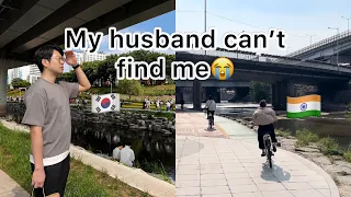My husband can’t find me😭