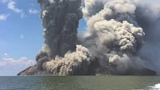 The Active Volcano in Papua New Guinea; Kadovar