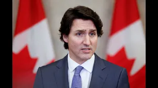 PM Justin Trudeau Holds a News Conference in Toronto