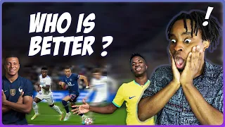 Who IS BETTER ? | Kylian Mbappé vs Vinicius Junior 2024 🔥 | REACTION!!