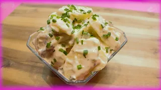 Omas Kartoffelsalat Rezept, schnelles und leckeres Rezept, mit Mayonnaise Gurke und Ei