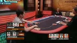 Aussie Million Cash Game 2009 part1-2 heads up poker(Tom "durrr" Dwan lost $ 600 000 Patrik Antonius in the game heads up!)