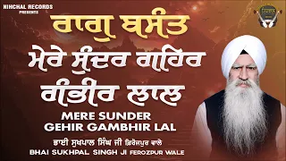 Raag Basant - Mere Sunder Gehar Gambhir Lal  - Bhai Sukhpal Singh Ji - Fzr Wale - Gurbani - Kirtan