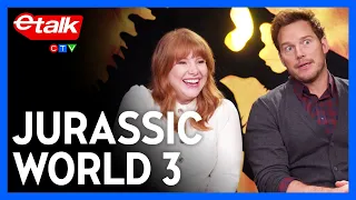 Jurassic World Dominion is 'the end' for Chris Pratt and Bryce Dallas Howard | Etalk Interview