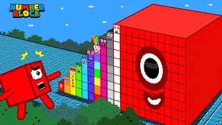 Numberblocks Mix Level Up Calamity Maze | Big trouble in Super Mario Bros | Game Animation