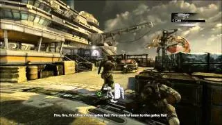 Lets Play Gears of War 3 Co-op Part 2