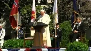 Pope Benedict XVI - Speech at the White House