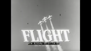FLIGHT 1950s TV SHOW  "THE DART" F-100 SUPERSONIC FLIGHT 82554a