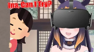Mamanis wanted to try VR