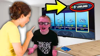 Kid STEALS MOMS Credit Card To Buy V-Bucks! (fortnite)