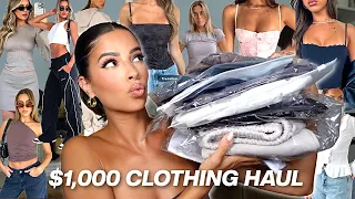 HUGE $1,000 Try on Clothing Haul (what worked, what flopped)