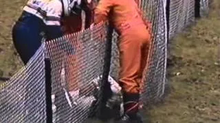 Jochen Mass and Gilles Villeneve 1982 Belgian Grand Prix at Zolder