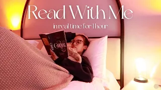READ WITH ME in real time for 1 hour with chill piano lofi music 🎧📖☕️