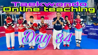 Online Teaching🥋Day 34... for Taekwondo Coach Course