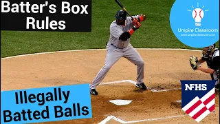 Batter's Box Baseball Rules Breakdown -  NFHS Baseball