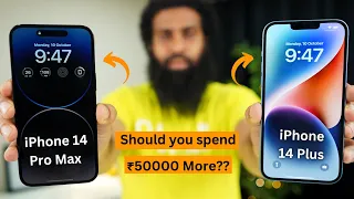 iPhone 14 Pro Max vs iPhone 14 Plus Full Comparison in Hindi