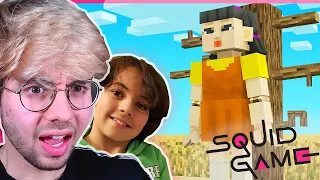 Mein 9 jähriger Bruder hat Squid Game in Minecraft nachgebaut