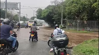 Colapso en la autopista norte por inundación - Teleantioquia Noticias