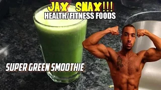 JAX SNAX: How to make a Tasty Spinach Smoothie for ENERGY!!