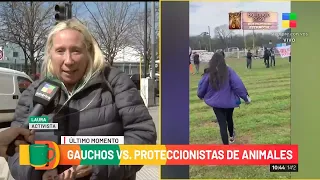 Gauchos vs. proteccionistas de animales: fueron sacados a latigazos