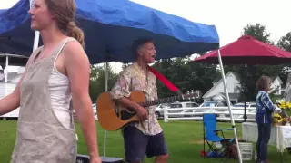 Jon Gailmor performs "Say It Now" at Craftsbury Farmers Market 7.23.2016