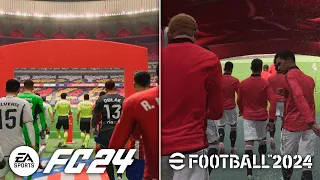 EA FC 24 vs eFootball 2024 | All Pre-Match Cutscenes