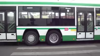 Buses in Moscow, Russia - Автобусы в Москве 2010!