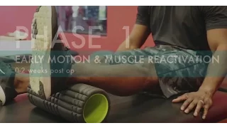 ACL Reconstruction Rehab | How to Strengthen Your ACL following Surgery | Phase 1