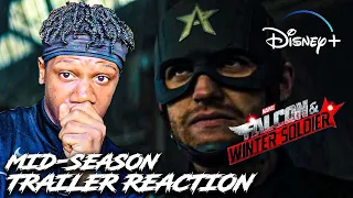 Mid-Season Trailer/Sneak Peek | Marvel Studios The Falcon and The Winter Soldier | Disney+ REACTION