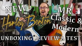NEW Harley Benton MR Classic & Modern (Mosrite type) UNBOXING, review sound test (NAPISY PL)