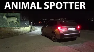 BMW iX1 headlights test