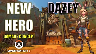 Overwatch 2 - New Hero DAZEY Concept | Abilities & Backstory