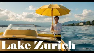 Lake Zurich. One of the iconic features and picturesque landscapes of Switzerland and Alps.