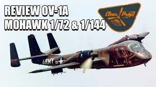Review OV-1A Mohawk Vietnam Veteran  in 1/72 & 1/144 by Clear Prop