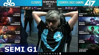 C9 vs CLG - Game 1 | Semi Finals S9 LCS Summer 2019 | Cloud 9 vs CLG G1