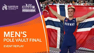 Guttormsen's 5.80m delivered Norway the first-ever EICH pole vault gold | Istanbul 2023