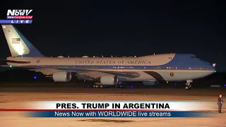 WHAT A LANDING!: Pres. Trump, First Lady G20 Arrival in Buenos Aires, Argentina (FNN)