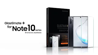 Siege Glastimate Galaxy Note 10 Plus UV Glass Screen Protector Installation Video