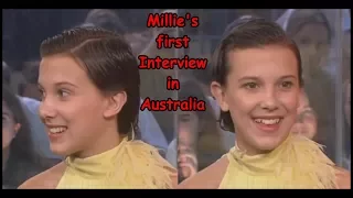 Millie's first Interview in Australia!