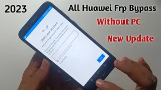 All HUAWEI Honor FRP Bypass Without Pc 2023 || Remove Google Account || New Update