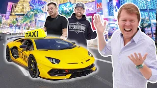 I Called a LAMBO TAXI to Join TheStradman and Houston for a Las Vegas TAKEOVER!