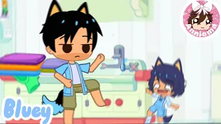 “I peed on my foot” - Bandit / Bluey Gacha Club  Bluey Skit / Anniema