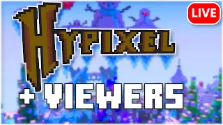 Playing Hypixel With Viewers, YOU Can Join! (LIVE)