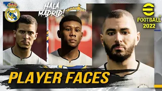 eFootball 2022 | Player Faces | Real Madrid | PS5/XBOX Series X|S