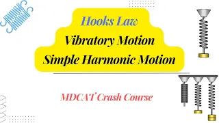 Hooks Law | Vibratory Motion | Simple Harmonic Motion | MDCAT | ECAT