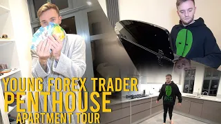 YOUNG FOREX TRADER PENTHOUSE APARTMENT TOUR