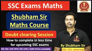 How to use Shubham Sir maths course for different SSC exams | Important videos and pdfs chapter-wise