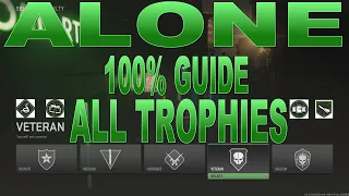 MWII: ALONE - 100% Guide Veteran Difficulty All Trophies No Spoilers GUNLESS & GENTLEMAN THIEF