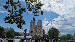 Cathédrale Notre-Dame de Paris, reconstruction 12 Mai 2024